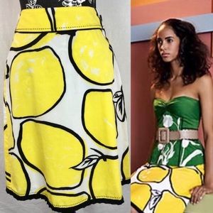 Odille lemon skirt